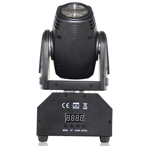 Projecteur Lyre LED RGBW Mini Rotatif 7x40W - DMX, Vocal, 540° Rotation - Pour DJ, Mariage, Disco, Fête