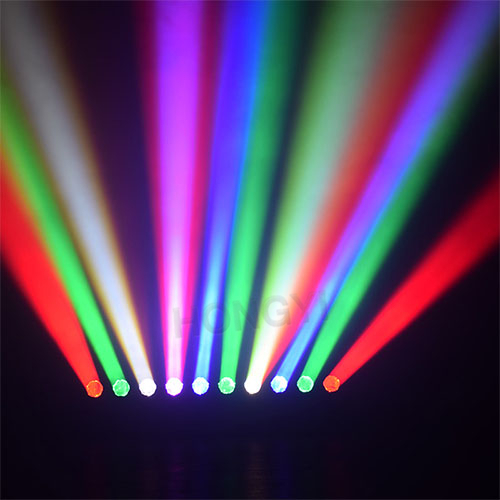 10x40W RGBW Strahl Moving Licht DMX Bühnen Beleuchtung