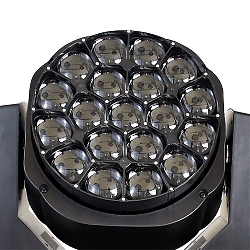 Leier Strahl Led Moving Kopf Große Biene Augen Hohe Helle 19X15W Rgbw Quad  4In1 Dmx Waschen Bühne Beleuchtung