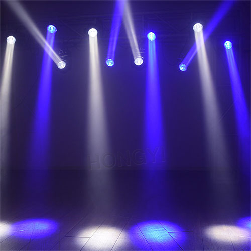 Luzes de palco de cabeça em movimento de feixe de 60W RGBW