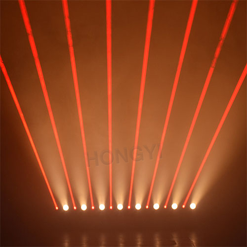 Red Laser Light 8 Eyes Lyre Wash Moving Head Light