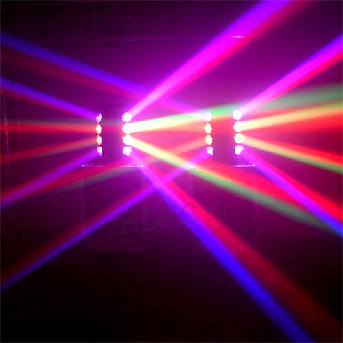 Luz de araña de haz 8X12W RGBW