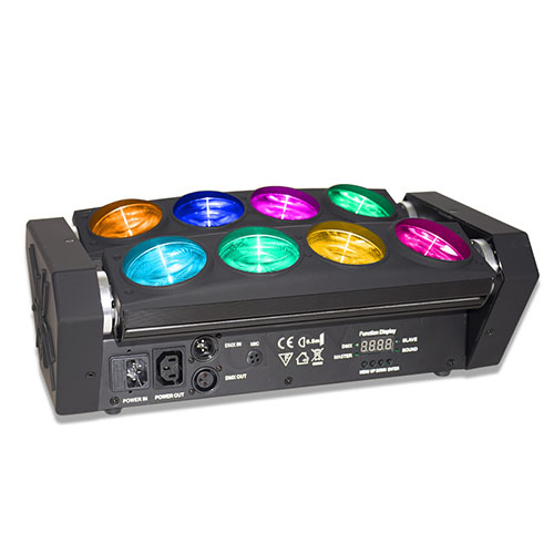 8X12W RGBW ビーム スパイダー ライト