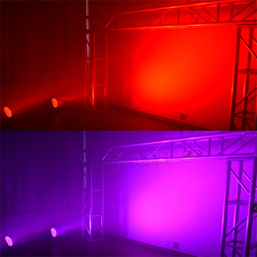 54X3W RGB 3IN1 Lumière Par LED En Aluminium