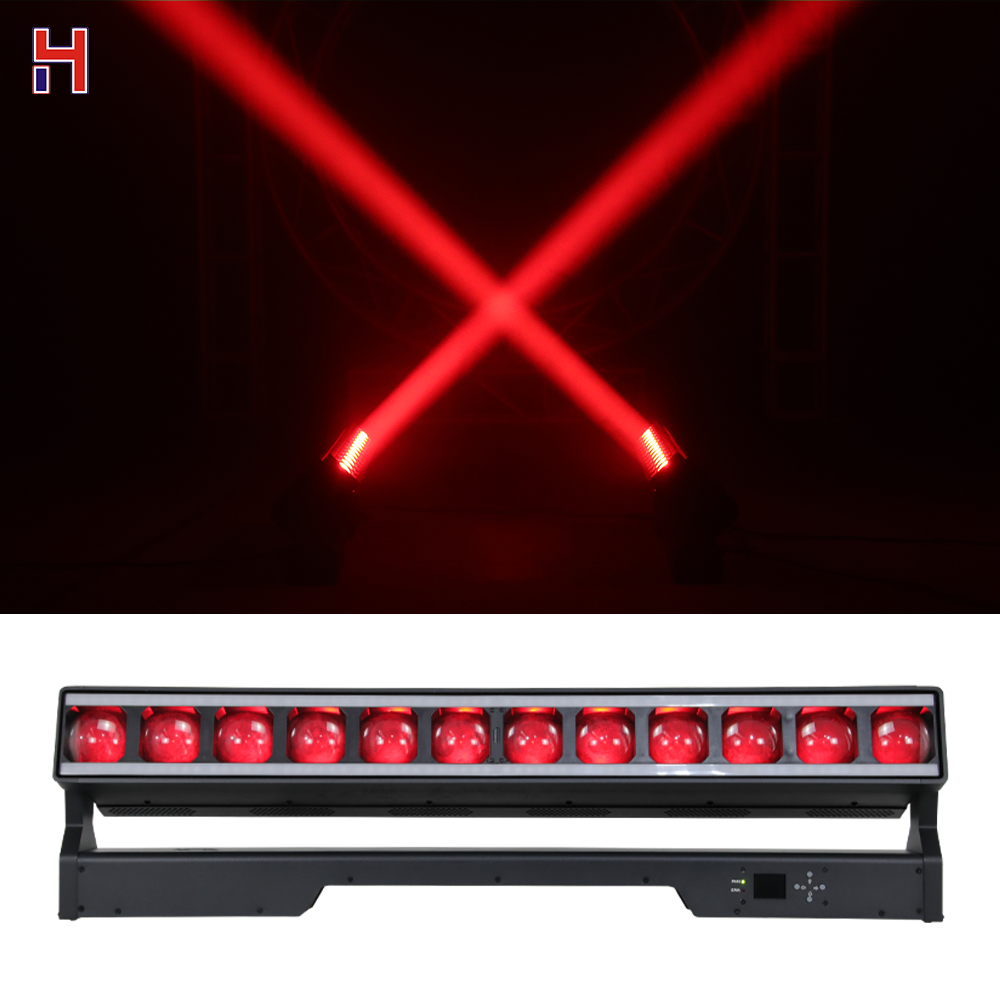 12X40W RGBW 4in1 Led Bar Pixel Moving Head Zoom Wash