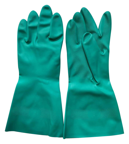Nitrile unsupported gloves