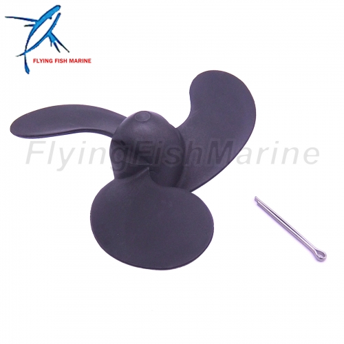 309-64106-0 309641060M Plastic Propeller for Tohatsu Nissan 2.5HP 3.5HP /48-815083A01 for Mercury Mariner /5040021 for Evinrude Johnson OMC BRP 3.3HP