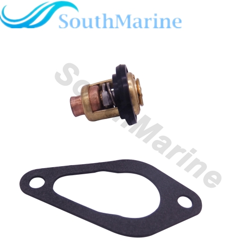 Boat Engine 3R3-01030-0 3R3010300M 3NV-01030-0 3NV010300M Thermostat & 346-01032-0 346010320M Gasket for Nissan for Tohatsu Outboard MFS8-MFS30