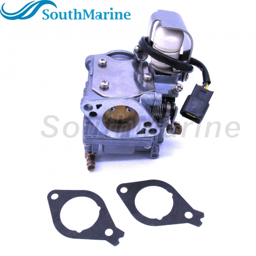 Boat Motor 6BL-14301-00 6BL-14301-10 Carburetor Assy and 6BL-13646-00 Gaskets (2 pcs) for Yamaha 4-stroke F25 Outboard Engine