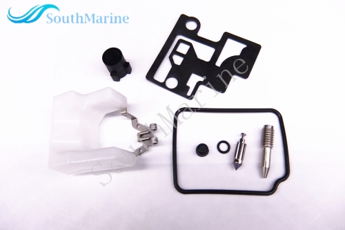 Boat Motor Carburetor Repair Kit 69M-W0093-00-00 for Yamaha 4-Stroke 2.5hp F2.5 Outboard Engine