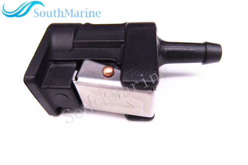 Boat Engine 6Y1-24305-00 01 02 03 04 05 06 Fuel Connector Pipe Joint for Yamaha Parsun HDX 9.9HP-60HP, Tank Side, 1/4" 6mm