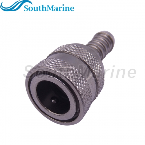 Boat Motor 3B2-70281-0 3B2702810M Female Fuel Line Connector (Tank End) for Nissan Tohatsu Outboard Engine 4-140HP,fits 5/16”/8mm Hose,13mm Connector
