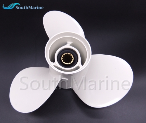 Boat Engine Aluminum Alloy Propeller 11 1/8x13-G for Yamaha 40HP 50HP 55HP Outboard Motors 69W-45945-00-00 11.125x13