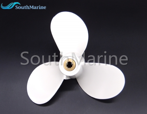 Aluminum Alloy Propeller 6E0-45943-00/01-EL 7 1/2X7-BA for Yamaha 4hp 5hp 6hp F5A F6C Outboard Motor 7.5x7 6E0-45943-01-00