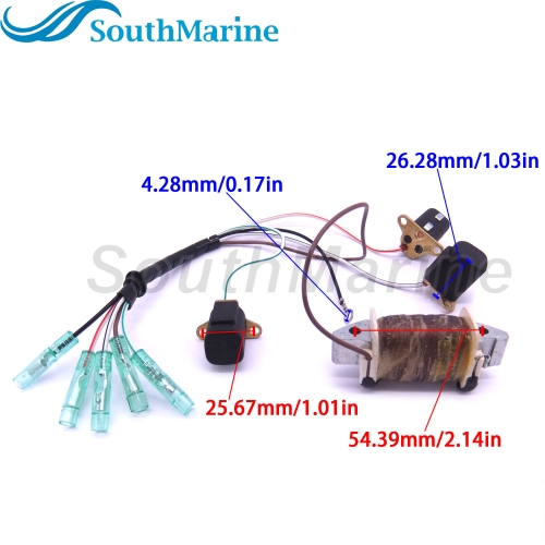 Boat Motor 6H3-85510-A0 6H3-85510-A1 Stator Assembly for Yamaha Outboard Engine 60HP 70HP