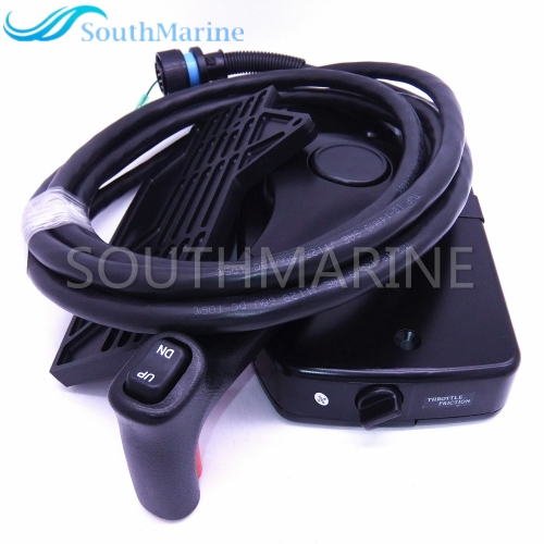 Boat Motor 881170A13 Side Mount Remote Control Box with 14 Pin for Mercury Outboard Engine 14Pin, Right Hand