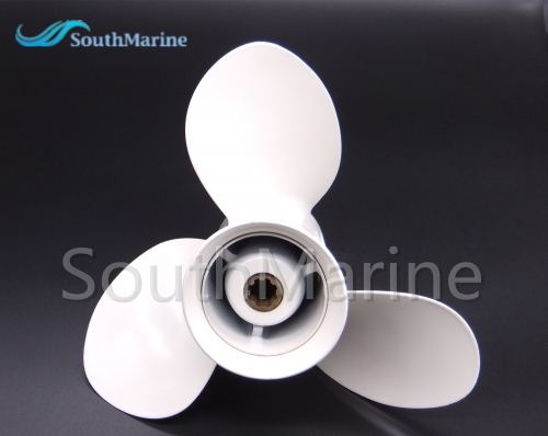 Boat Engine Aluminum Alloy Propeller 9 1/4x10-J for Yamaha 9.9HP 15HP Outboard Motor 63V-45952-10-00 9.25x10