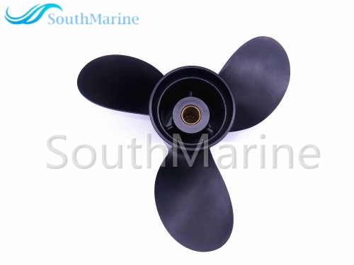 SouthMarine F8-04050000 Aluminum Alloy Propeller for Parsun HDX Makara F8 F9.8 4-Stroke Boat Outboard Motor 8.9x8.3