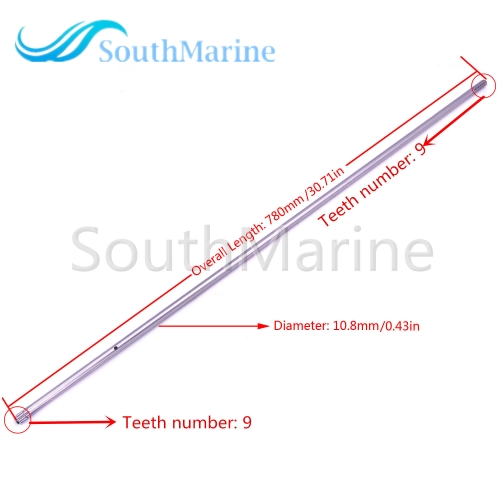 F4-03000004 Short Drive Shaft for Parsun Hidea Outboard Engine 4-Stroke F4 F5 Boat Motor