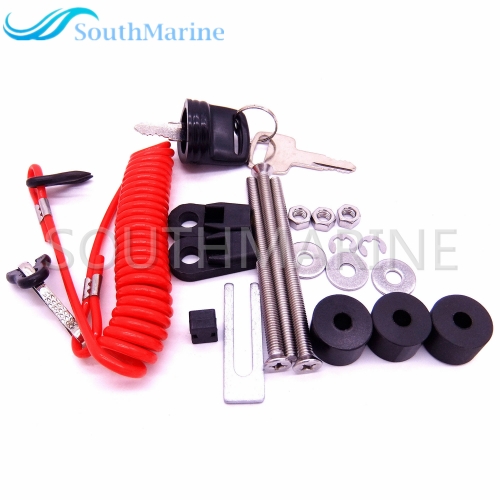 SouthMarine 67200-99E56 67000-99E56 67200-99E71 Side Remote Control Box for Suzuki Outboard Motors with PT Push