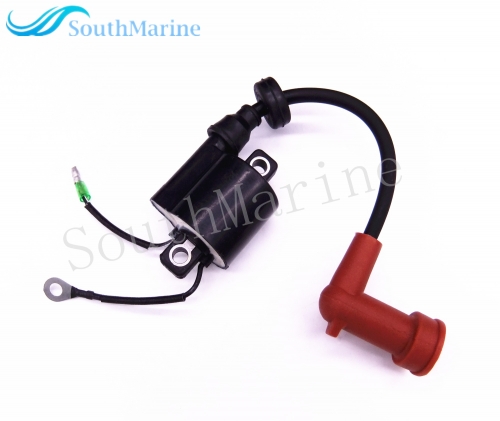 SouthMarine Boat Engine 66T-85570-00 Ignition Coil Assy for Yamaha Enduro 40HP E40X 40XWT 2-Stroke Outboard Motor 1998-Newer