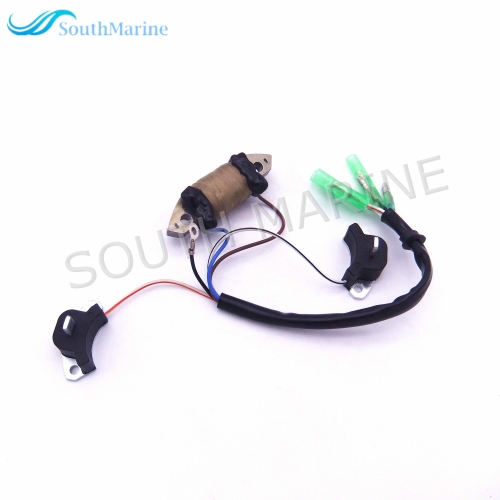 Boat Motor Power Supply Coil Assy T20-06040200 for Parsun 2-Stroke T20 T25 T30A Outboard Engine