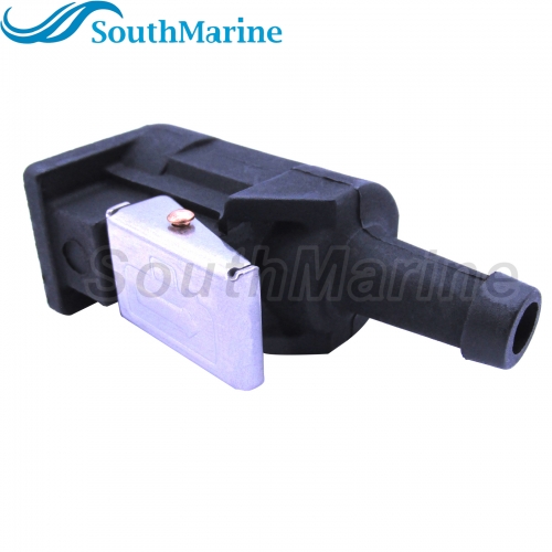 SouthMarine Boat Egnine 6Y2-24305-06 Fuel Line Fitting Connector for Yamaha Parsun Makara 8HP-90HP Outboard Motor, fit Sierra 18-80415, 5/16in/8mm, Fe