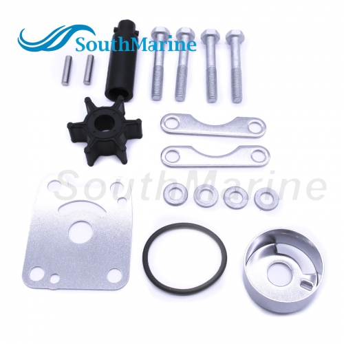 Boat Motor 6L5-W0078-00 Water Pump Impeller Repair Kit for Yamaha 3HP 3MSHQ 3ML 3MLHT 3MSHA 3MSH Rebuild Set