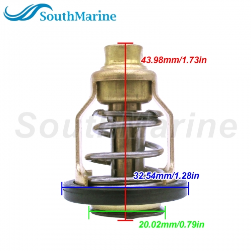 Boat Motor 8M6010296 Thermostat for Mercury Mariner /17670-90J00/01 for Suzuki / 5033721 for Evinrude Johnson OMC BRP 80HP-250HP