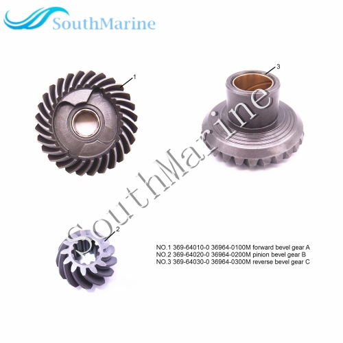 Outboard Engine 369-64010-0 & 369-64020-0 & 369-64030-0Bevel Gear A/B/C for Tohatsu Nissan M4C M5B M5BS Boat Motor