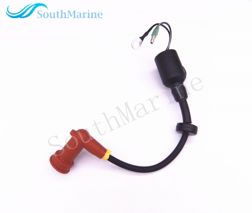 Boat Engine 63V-85570-00 /01 /02 T15-04001100 Ignition Coil for Yamaha  9.9HP 15HP 2-Stroke EL ES ML MS X ML MX 1996-2009 Outboard Engine