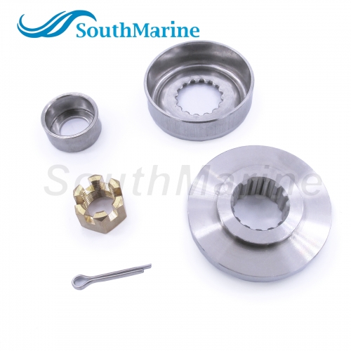 Propeller Spacer 688-45987-00 67F-45997-00 90389-25M00 Bush 90171-16011 Castle Nut 91490-40025 Cotter PIN for Yamaha 50HP-100HP