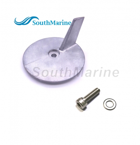 Boat Motor 664-45371-01 67C-45371-00 Trim Tab Anode for Yamaha Outboard Engine 25HP 30HP 40HP 50HP, fits Sierra 18-6096