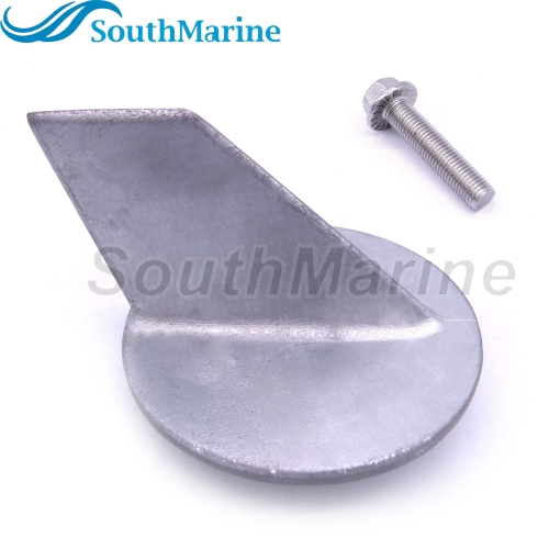 Boat Motor 679-45371-00 Trim Tab Anode for Yamaha Outboard Engine 40HP 50HP 55HP