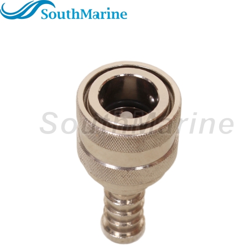 Boat Motor 3GF-70281-0 3GF702810M Fuel Line Connector for Tohatsu Nissan / 5040841 for Evinrude Johnson OMC Tank Side 8mm/5/16in