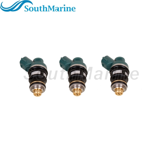 Boat Engine 1571087J00 15710-87J00 Fuel Injector for Suzuki DF40 DF50 1999-2010 Outboard Motor 40HP 50HP