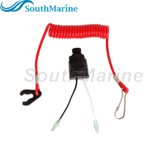 Boat Motor 688-82575-01 688-82575-02 Emergency Flameout Kill Stop Switch Safety Assy for Yamaha 9.9HP 40HP 50HP 60HP-250HP