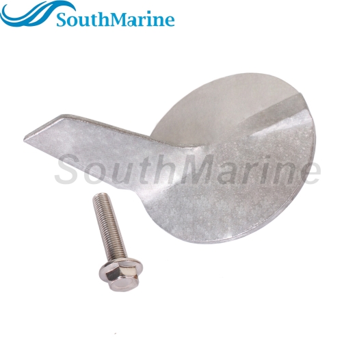 Outboard Motor 69L-45371-00 18-6122Z Trim Tab Anode for Yamaha Boat Engine 200HP 225HP 250HP 300HP