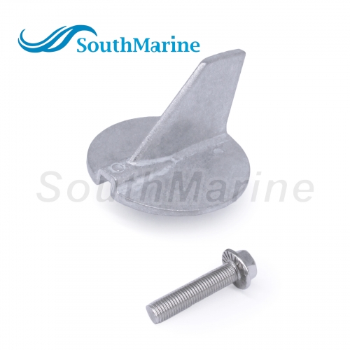 Outboard Engine 6E5-45371-01 18-6097 Aluminum Alloy Tab Trim Anode for Yamaha Boat Motor 115HP-225HP 2/4-stroke