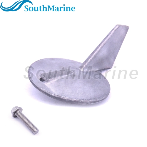Outboard Engine 6J9-45371-00 6J9-45371-01 6K1-45371-02 18-6035 Aluminum Alloy Trim Tab Anode for Yamaha 115HP 150HP 175HP 200HP