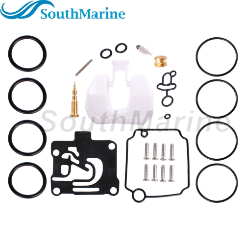 Boat Engine 62Y-W0093-10 62Y-W0093-11 Carburetor Rebuild Repair Kit w/Joint 62Y-13586-30 for Yamaha 50HP T50 F50