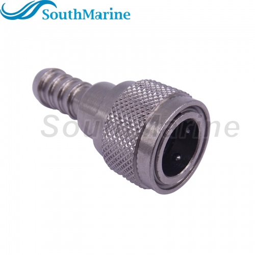 Boat Engine 3B2-70250-1 3B2702501M Female Fuel Line Connector (Engine Side) for Nissan Tohatsu Outboard 4-140HP,fits 5/16”/8mm Hose,13mm Connector