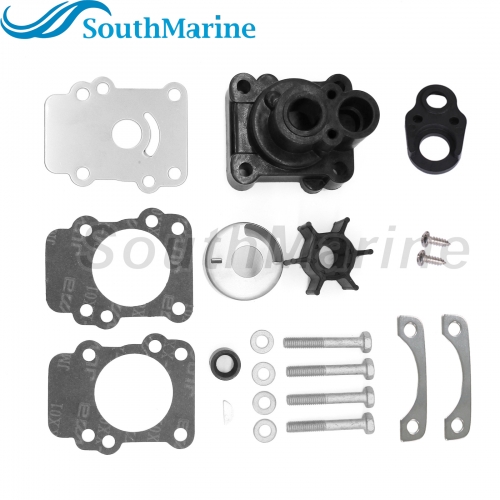 Boat Motor 682-W0078-00 682-W0078-01 682-W0078-A1 Water Pump Repair Kit with Housing for Yamaha 9.9HP 15HP F9.9 FT9.9 T9.9 15C Outboard Engine, 18-314