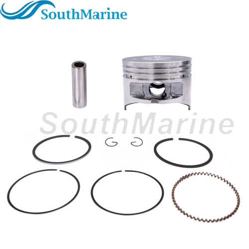 Boat Engine 68D-E1631-00-96 STD Piston Set & 68D-E1603-00 Ring for Yamaha 4HP / F4-04020200 for Parsun HDX, 59mm STD