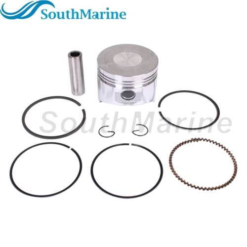 Boat Engine 66M-11631-00-96 STD Piston Set & 66N-11603-00 Ring for Yamaha 9.9HP 15HP / 834963T 850846 825839 850847 for Mercury