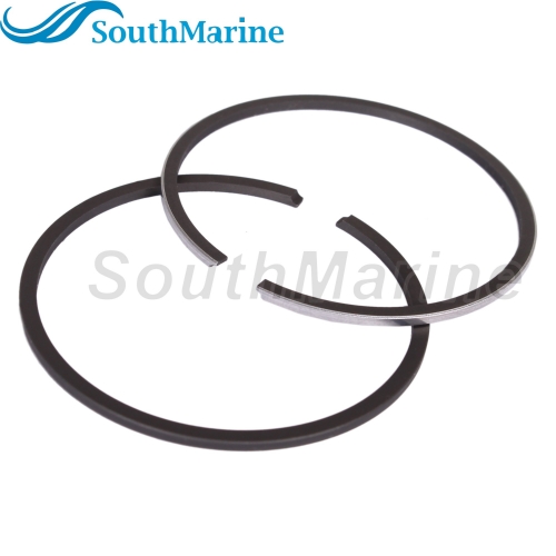 Boat Engine 6G1-11610-00 6N0-E1603-00 647-11610-00 6G1-11603-00 STD Piston Ring for Yamaha 4HP 5HP 6HP 8HP, 50mm STD, 2 PCS