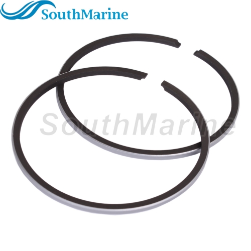 Boat Engine 682-11610-11 Oversize Piston Ring for Yamaha / 39-18939T for Mercury Mariner 9.9HP 15HP, 56.25mm 0.25mm O/S