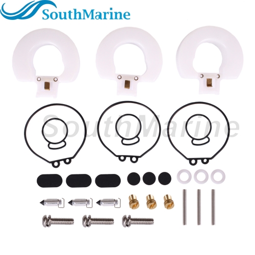 Boat Engine 6J8-W0093-00 02 Carburetor Repair Kits for Yamaha 25HP 30HP Carburetor Carb 6J8-14301-11 6J8-14302-01 6J8-14303-01