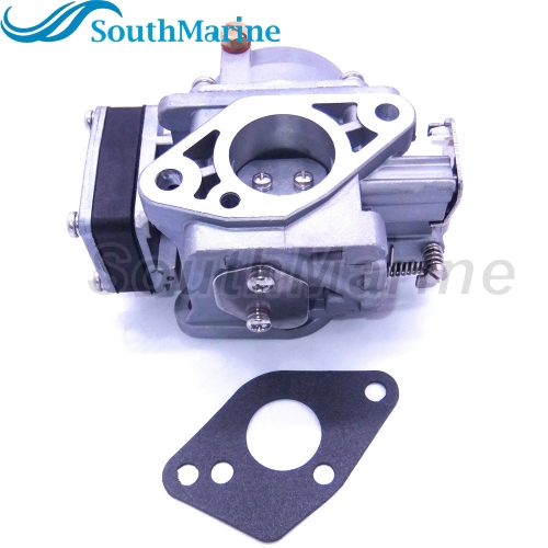 SouthMarine Boat Engine Carburetor Assy and Gasket for Hangkai 2-Stroke 9.8hp 12hp Outboard Motor