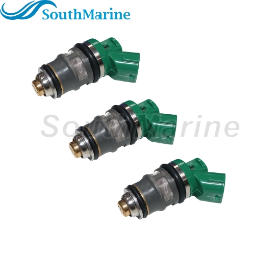 Boat Engine 1571087J00 15710-87J00 Fuel Injector for Suzuki DF40 DF50 1999-2010 Outboard Motor 40HP 50HP
